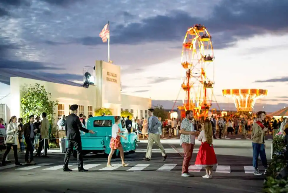 Back to the Future by Secret Cinema in London (2014)